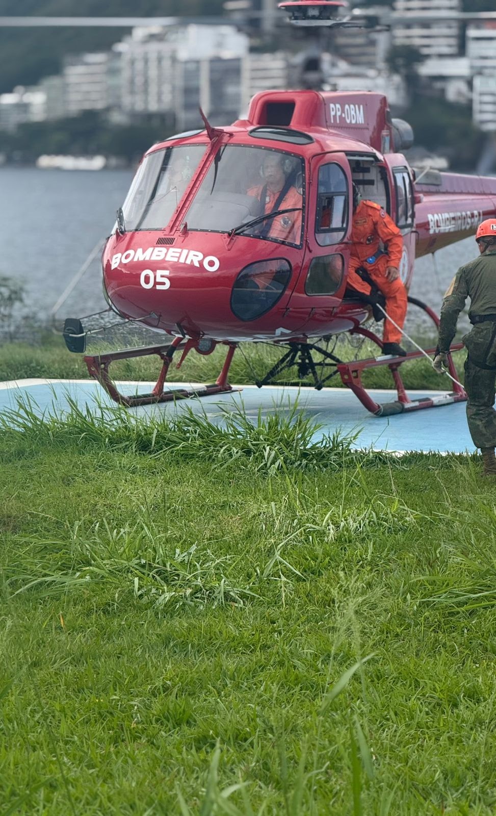 Treinamento com aeronave